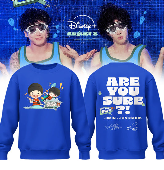 ARE YOU SURE JUNGKOOK & JIMIN SWEATERSHIRT LIMITED