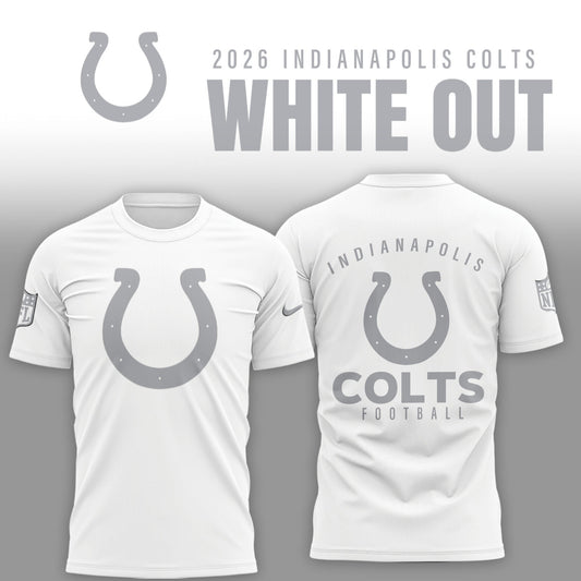 Indianapolis Colts 2026 White Out Limited Edition Shirt
