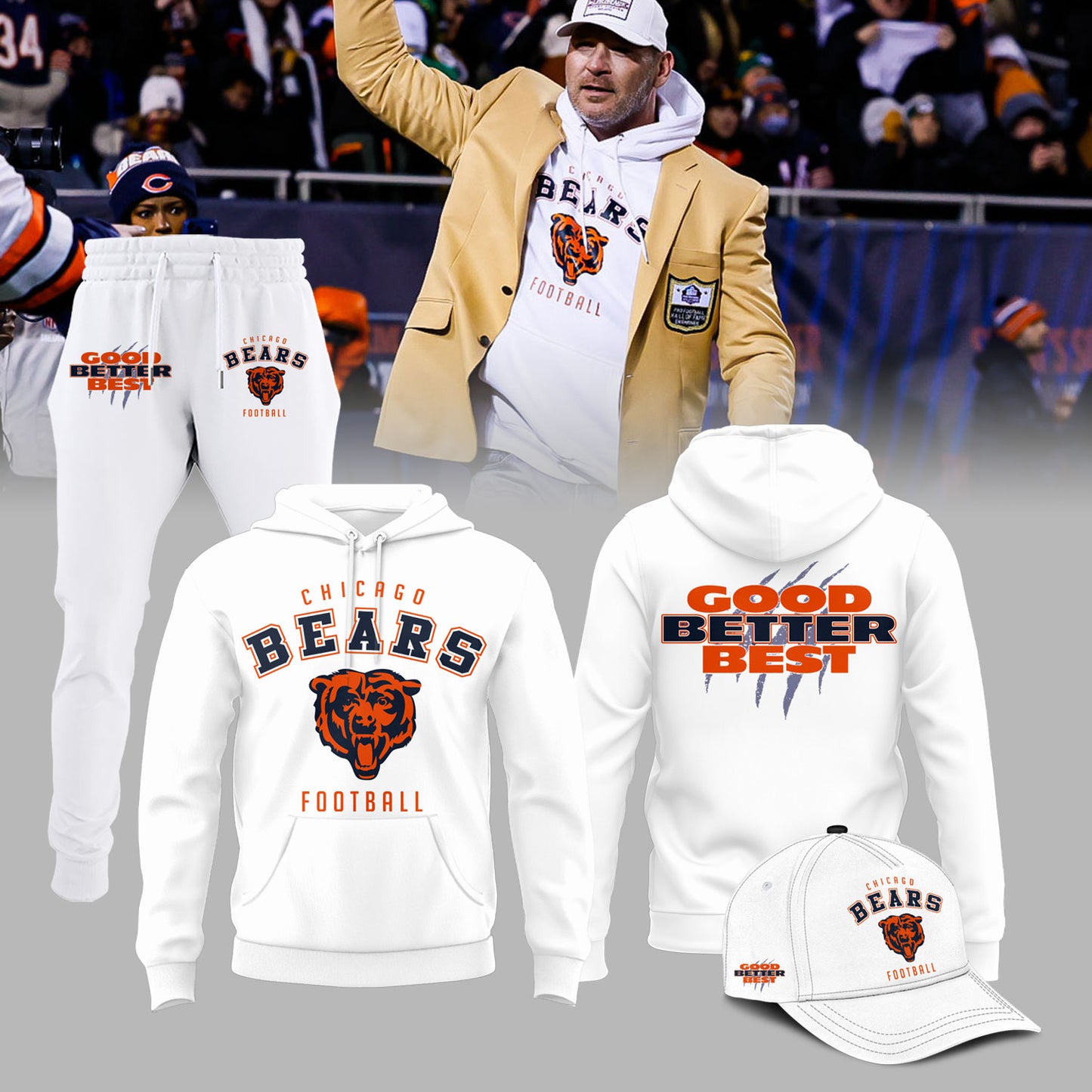 Chicago Bears 2026 Limited Edition Combo Hoodie