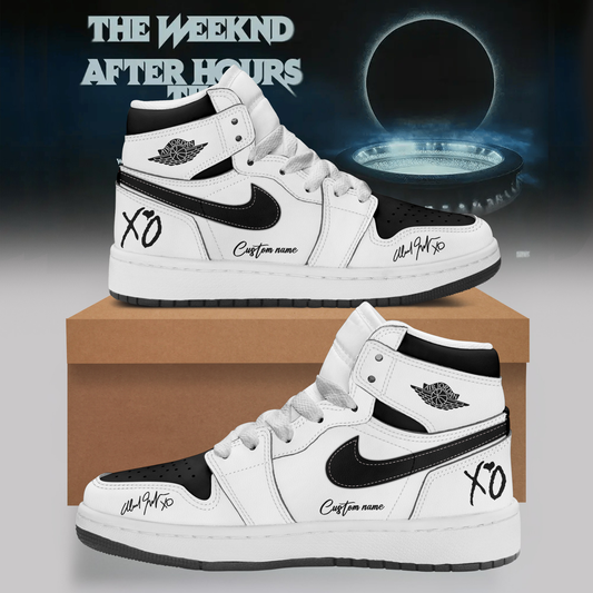 The Weeknd _ After Hours Till Dawn Tour Signature Limited Edition Custom AJ1 Sneakers