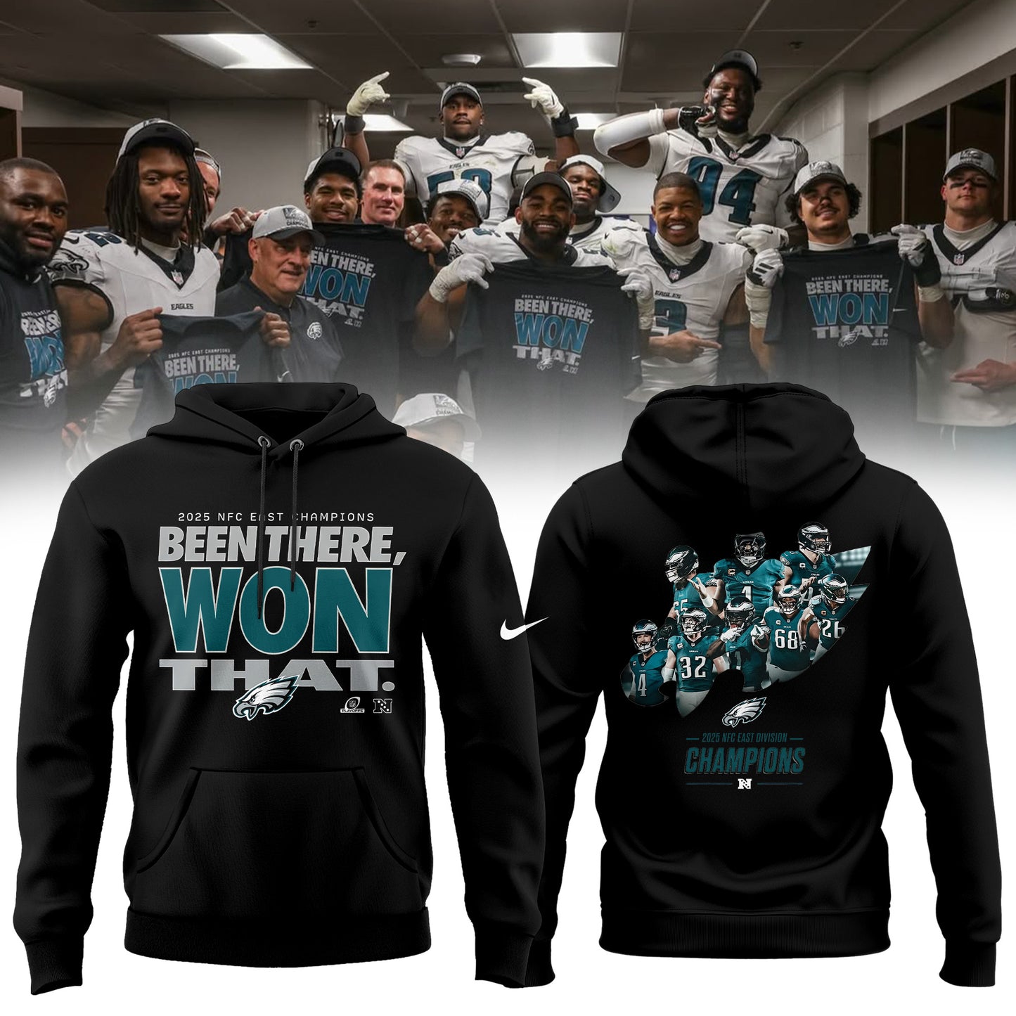 Philadelphia Eagles – NFC East Champions 2025 Collection