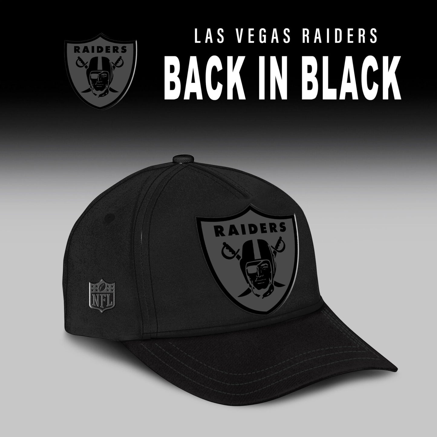 Las Vegas Raiders Back In Black Limited Edition Hoodie