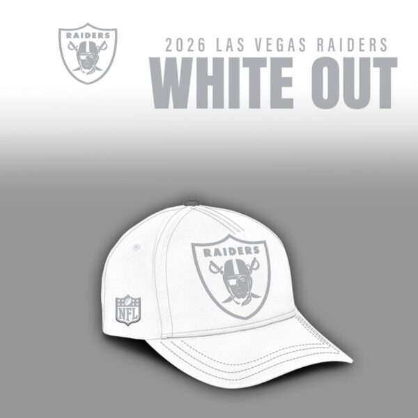 Las Vegas Raiders 2026 White Out Limited Edition Hoodie
