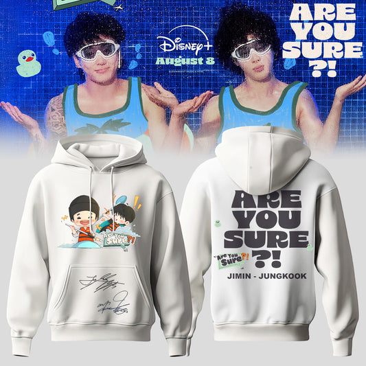 ARE YOU SURE JUNGKOOK & JIMIN HOODIE LIMITED
