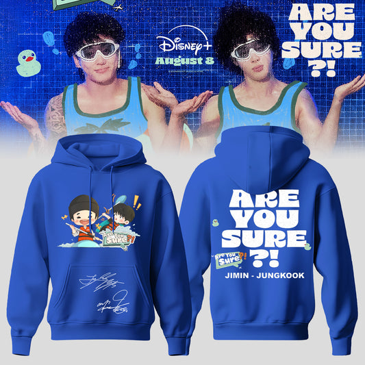 ARE YOU SURE JUNGKOOK & JIMIN HOODIE LIMITED