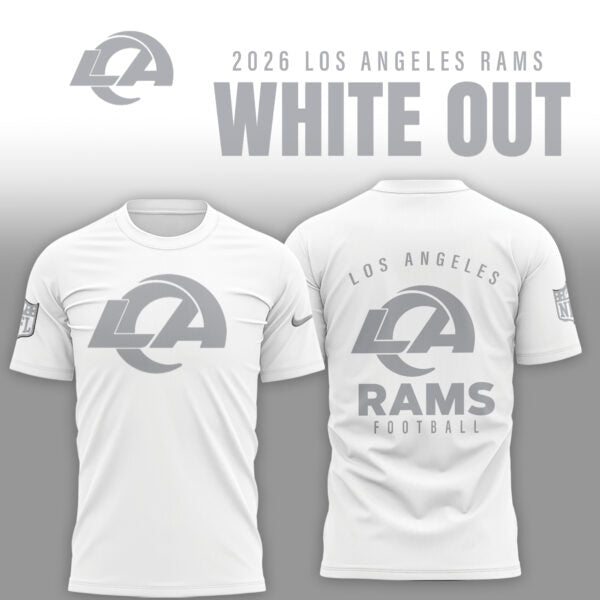 Los Angeles Rams 2026 White Out Limited Edition Shirt