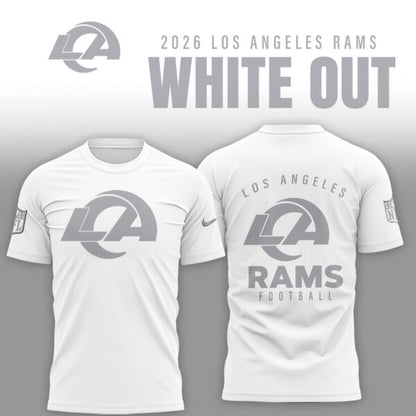 Los Angeles Rams 2026 White Out Limited Edition Shirt