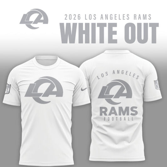 Los Angeles Rams 2026 White Out Limited Edition Shirt