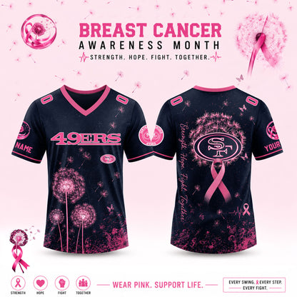 Full Team NFL 2026 Breast Cancer Awareness x Dandelion of Hope Jersey