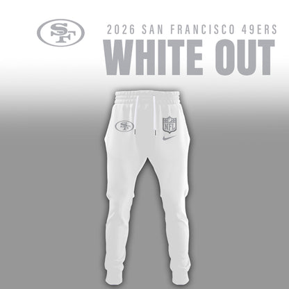 San Francisco 49ers 2026 White Out Limited Edition Shirt