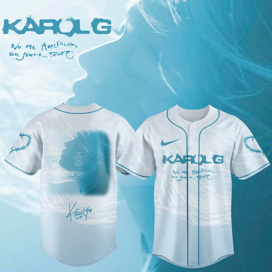 KaRol G Album “NO ME ARREPIENTO DE SENTIR TANTO” 🩵 – Jersey