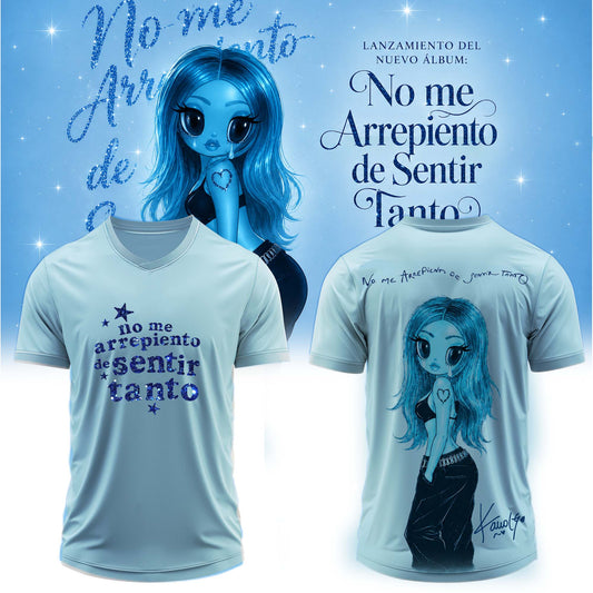 KaRol G Album “NO ME ARREPIENTO DE SENTIR TANTO” Limited Edition Signature T-shirt