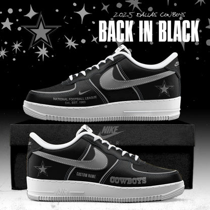 All Team NFL Back In Black 2025 AF1 Sneaker