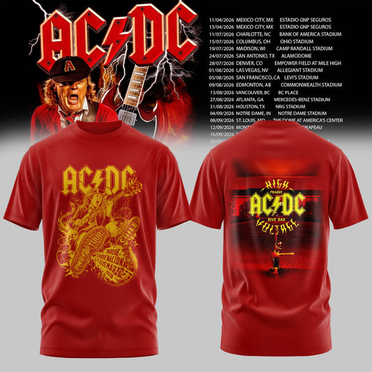 AC/DC 2026 T-SHIRT COLLECTION IS HERE