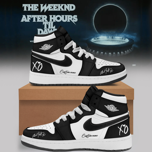 The Weeknd _ After Hours Till Dawn Tour Signature Limited Edition Custom AJ1 Sneakers
