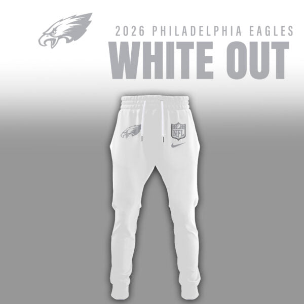 Philadelphia Eagles 2026 White Out Limited Edition Hoodie