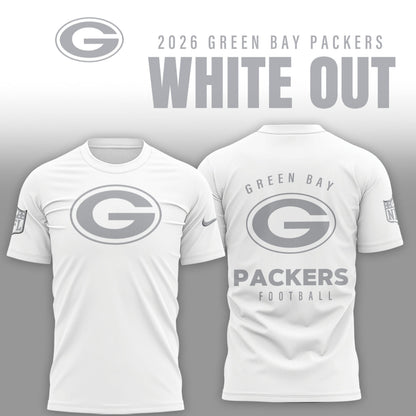 Green Bay Packers 2026 White Out Limited Edition Shirt