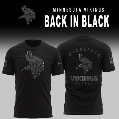 Minnesota Vikings 2025 Back In Black Limited Edition Combo TShirt