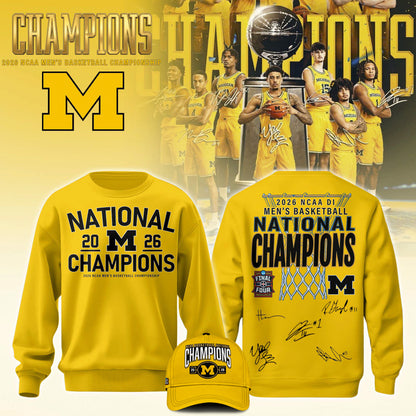 MICH Champions NCAA DI Basketball 2026 Sweatshirt Limited Edition