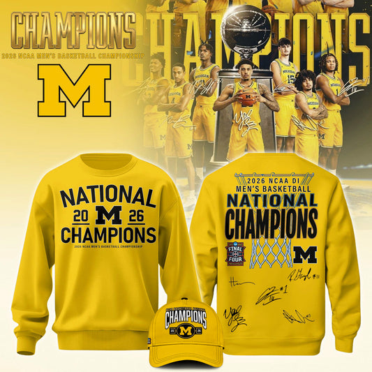 MICH Champions NCAA DI Basketball 2026 Sweatshirt Limited Edition