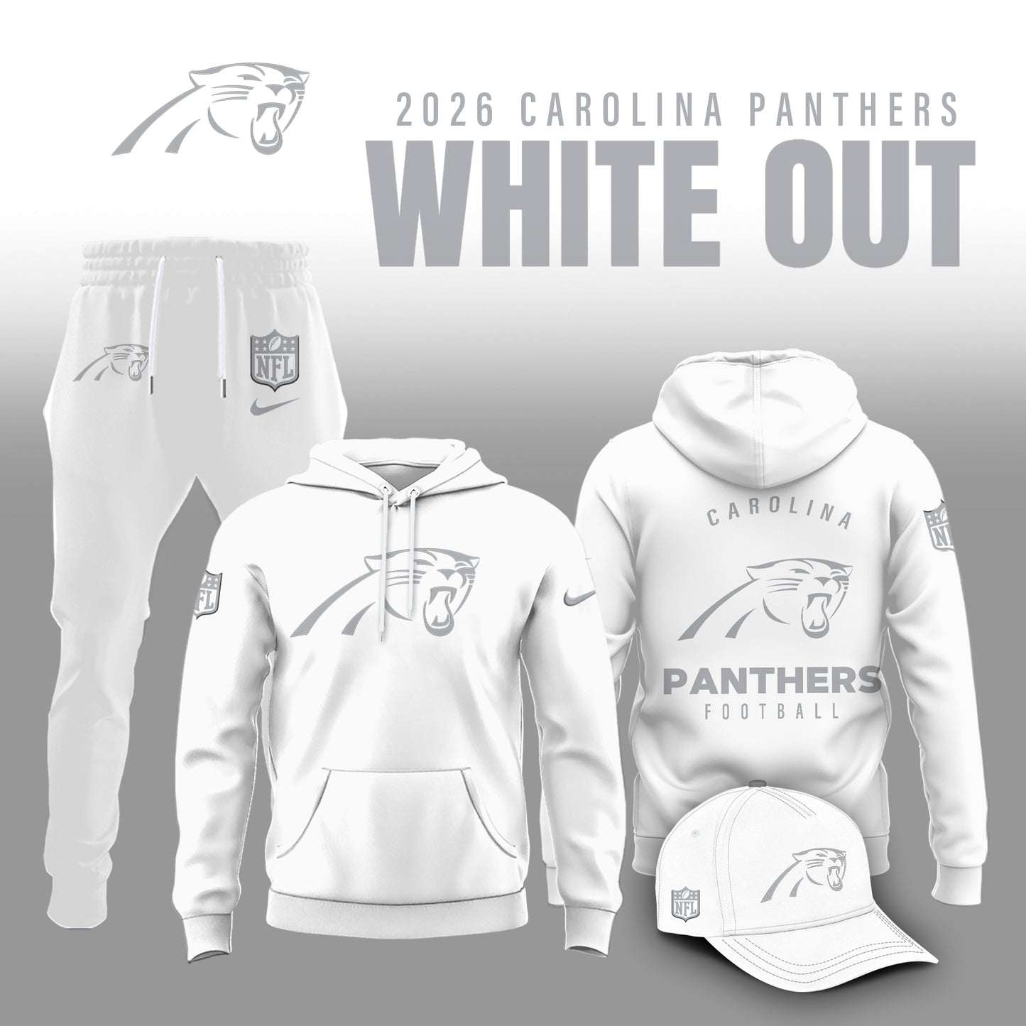 All Team NFL 2025 White Out Limited Edition Combo V1