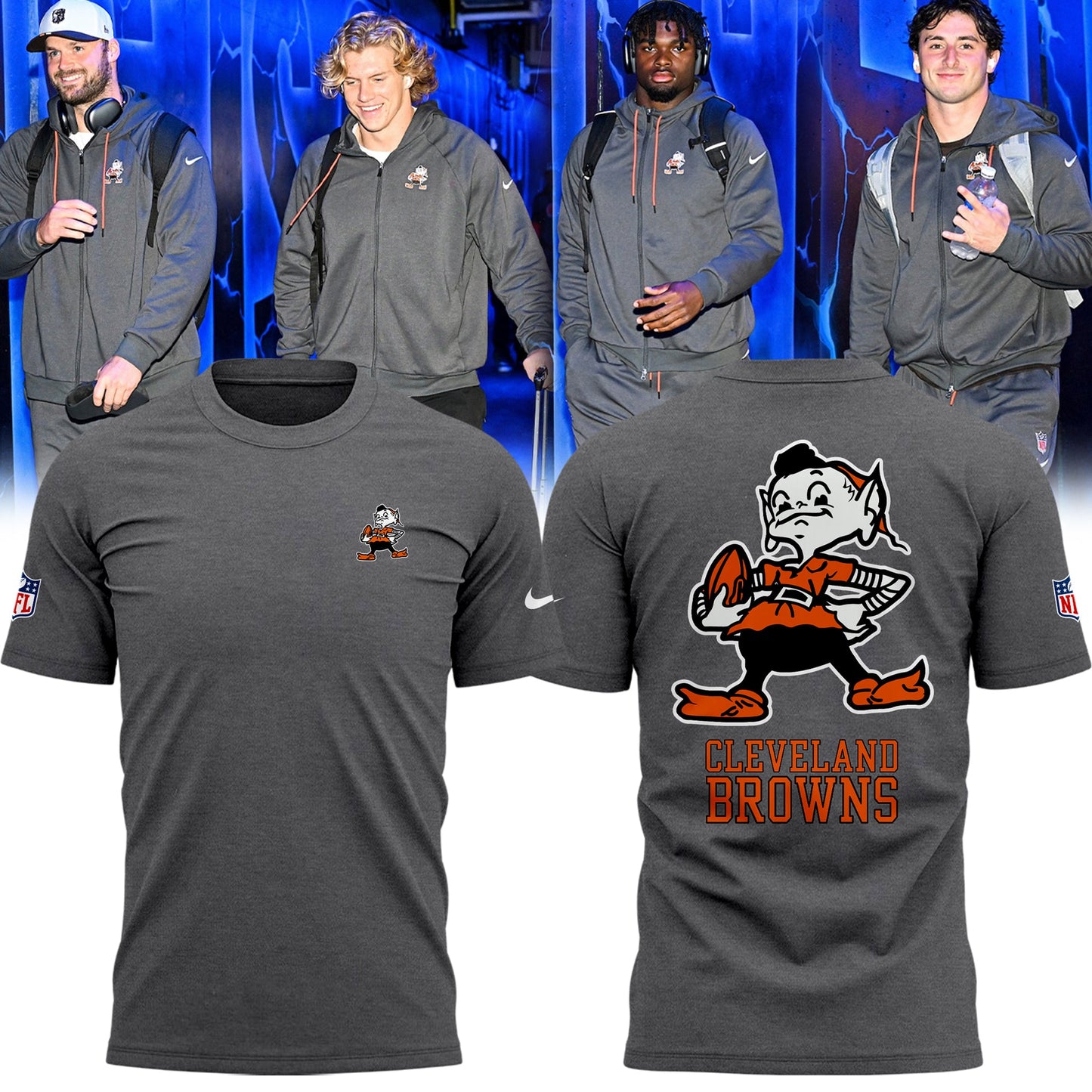 Cleveland Browns Sideline Team Issue Club Men T-Shirt