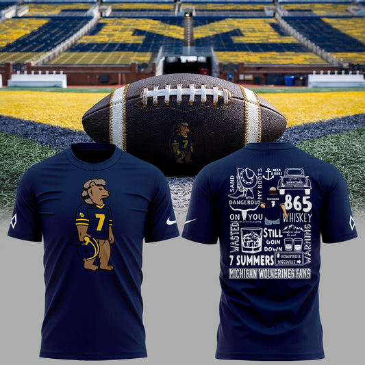 Limited Edition Michigan Wolverines Football x Morgan Wallen Tshirt