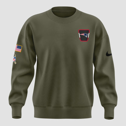 Special New New England Patriots Salute to Service 2025 Combo Sweatshirt