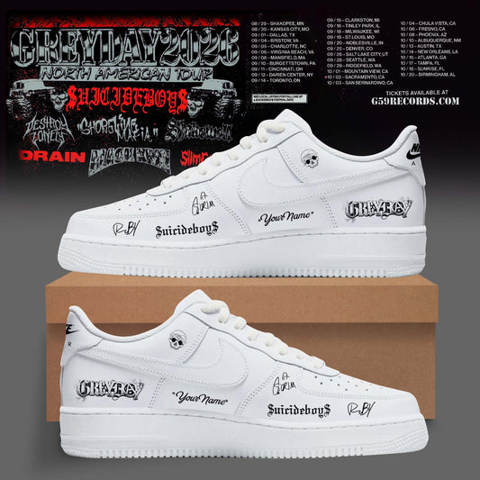 Greyday 2026 – North American Tour AF1 Shoes
