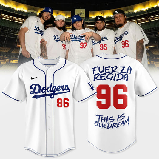 LA Dreams x Fuerza Regida — Dodgers Style Jersey