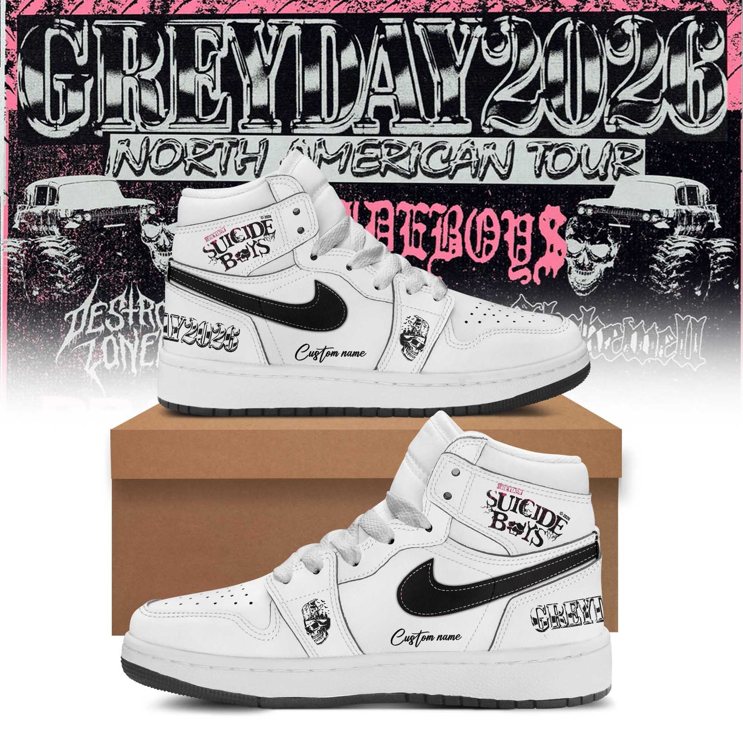 Air Jordan 1: Greyday 2026 – North American Tour Collection