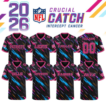 NFL Crucial Catch 2026 Pink Limited Edition Jersey