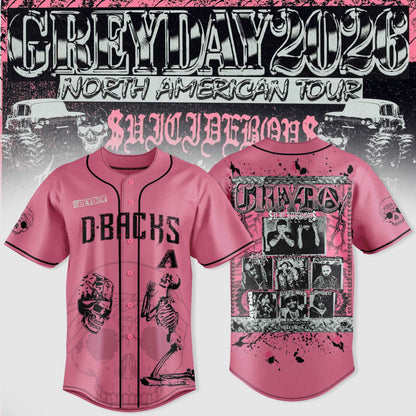 All Team MLB X $uicideboy$ Greyday 2026 – North American Tour Jersey