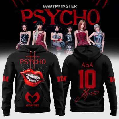 BABYMONSTER : PSYCHO [ WE GO UP] Album 2025 Limited – Hoodie ( Asa )