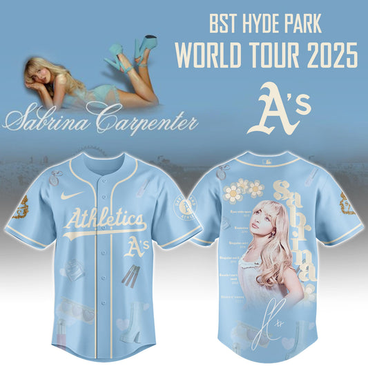 A t h l e t i c s x Sabrina Carpenter Short n™ Sweet Tour� Jersey Editions Limited +Selling Out Fast