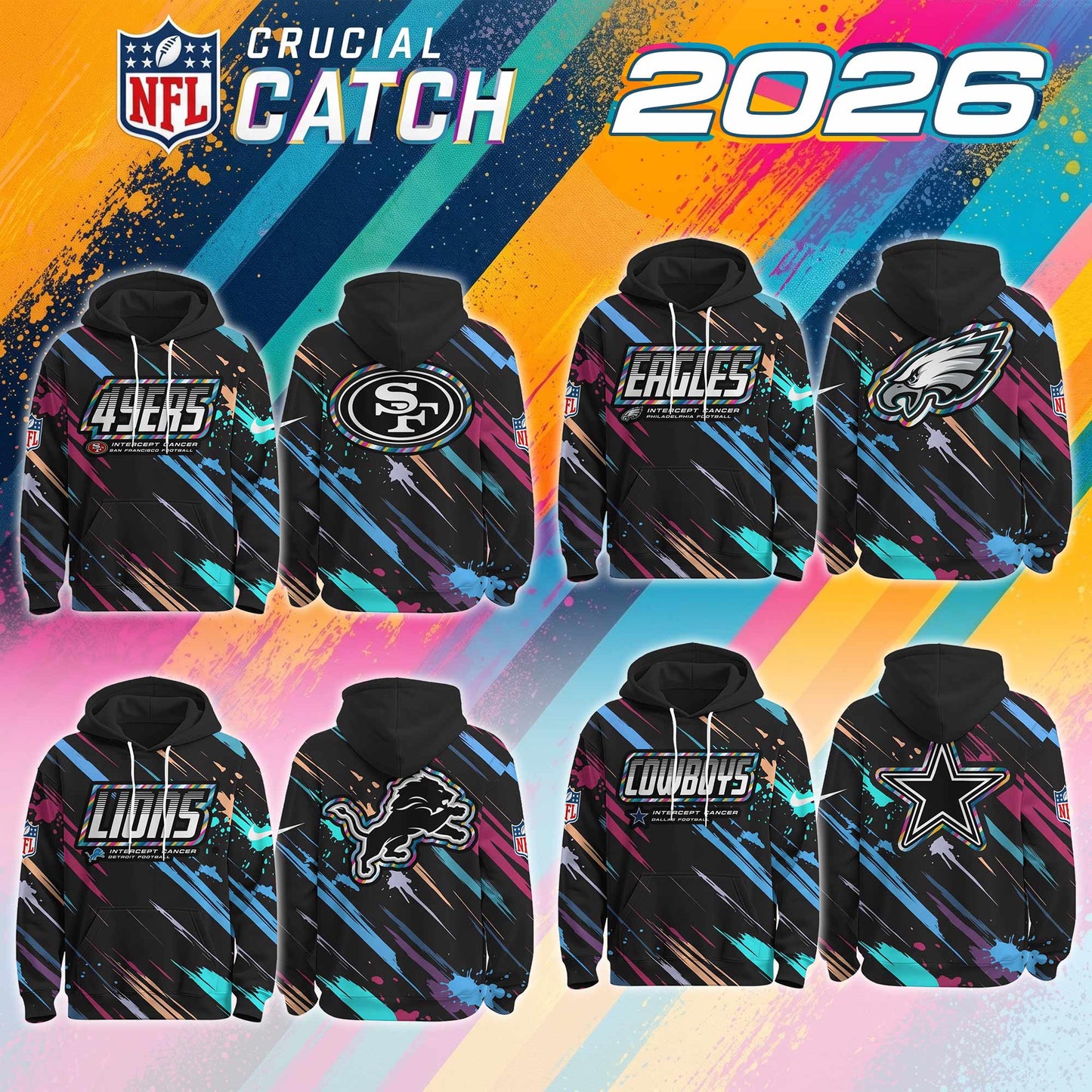 All Team NFL 2026 Crucial Catch Hoodie