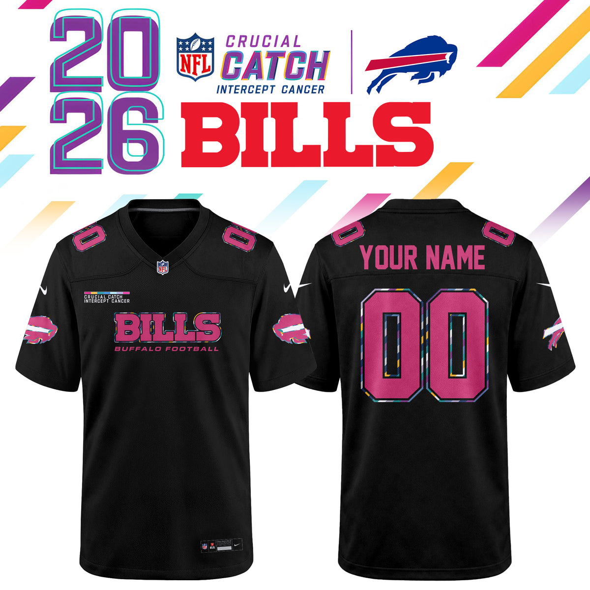 NFL Crucial Catch 2026 Pink Limited Edition Jersey