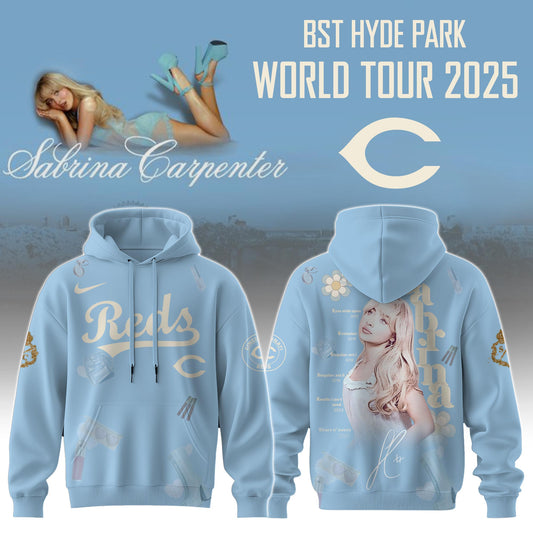 C Reds x Sabrina Carpenter Short n™ Sweet Tour� Hoodie Editions Limited +Selling Out Fast