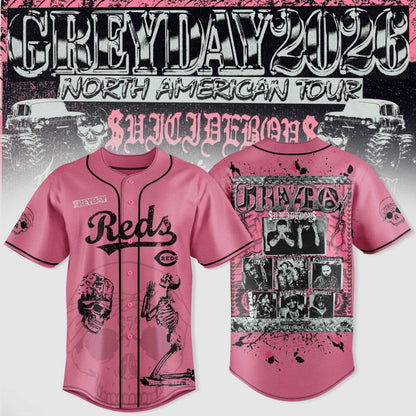 All Team MLB X $uicideboy$ Greyday 2026 – North American Tour Jersey