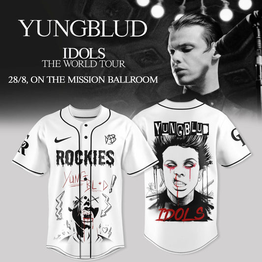 Colorado Rockies X YUNGBLUD: IDOLS THE WORLD TOUR NA TOUR Merch