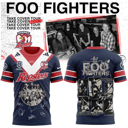 S Roosters Foo Fighters 2026 Australia Stadium Tour Shirt