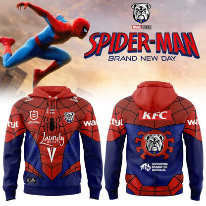 NRL x Spider-Man 2026 Merch Limited Edition Hoodie (Full Team)