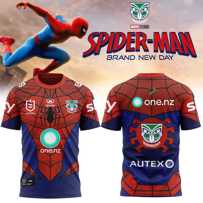 New Zealand Warriors x Spider-Man 2026 Merch Limited Edition Shirt