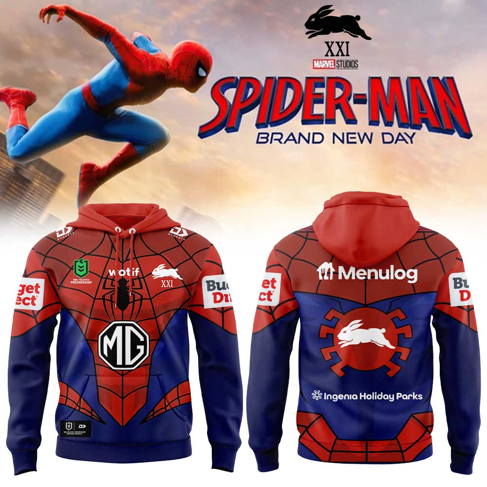 NRL x Spider-Man 2026 Merch Limited Edition Hoodie (Full Team)