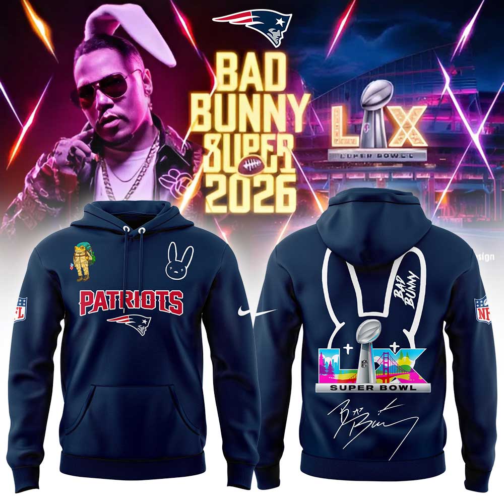 NE.Patriots x Bad Bunny Super Bowl 2026 Combo Hoodie