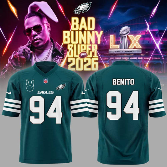 P.Eagles x Bad Bunny Super Bowl 2026 Football Jersey