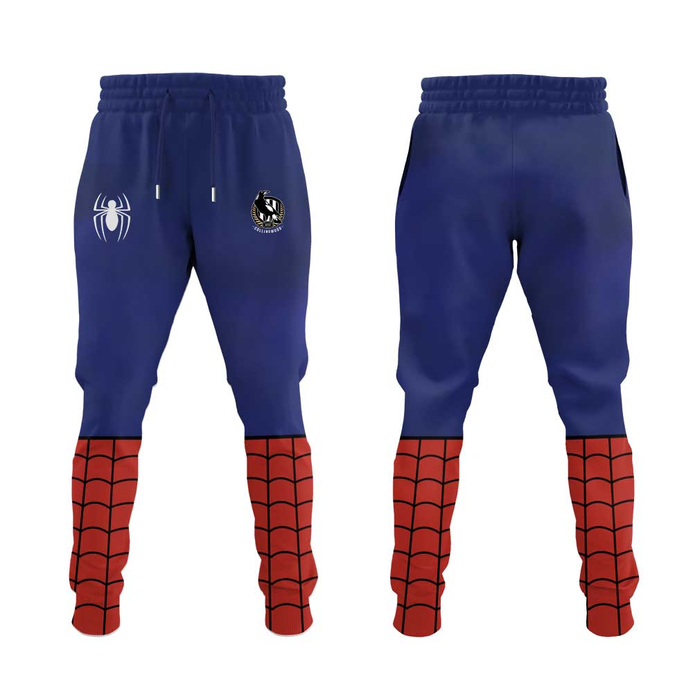 C Magpies x Spider-Man 2026 Merch Hoodie
