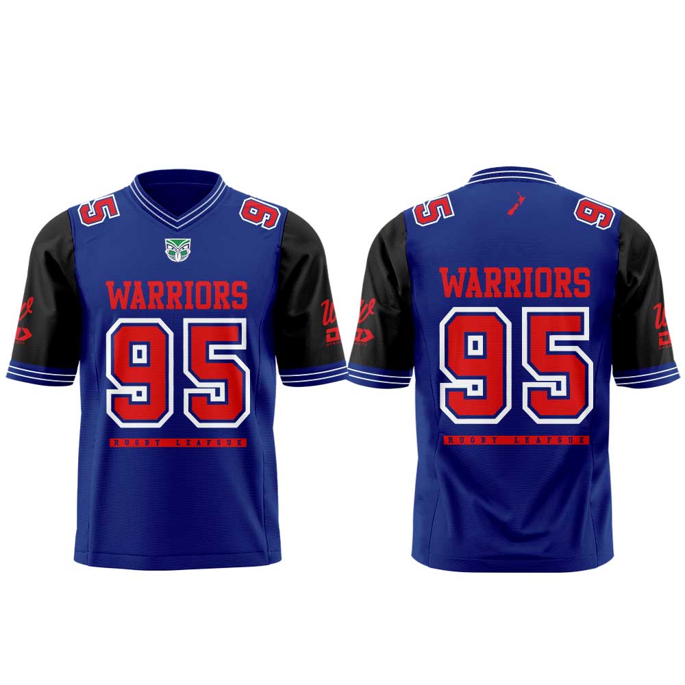 NZ Warriors Magic Round 2026 Red/Blue Football Jersey
