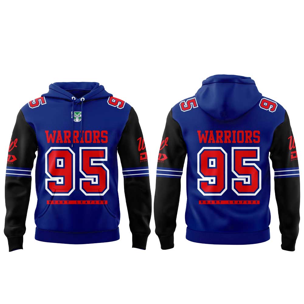 New Zealand Warriors Magic Round 2026 Red/Blue Hoodie