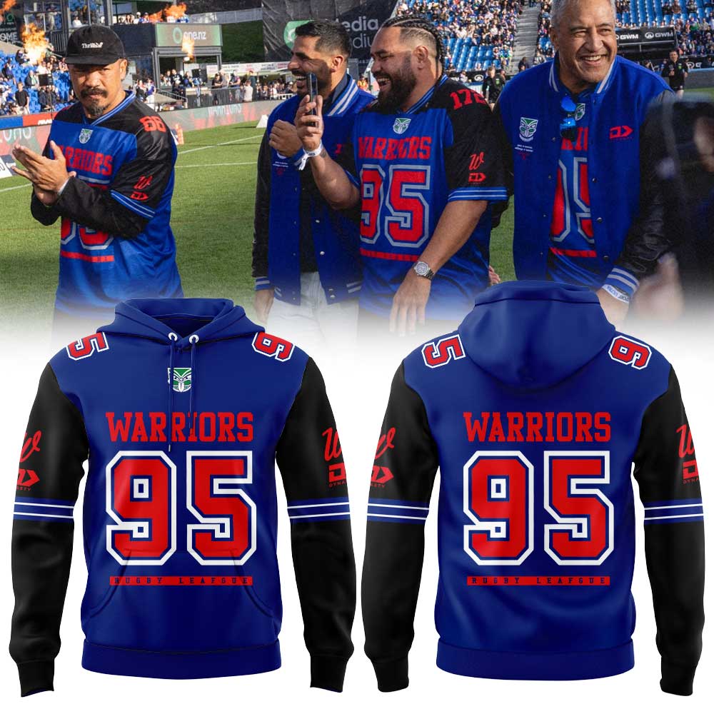 New Zealand Warriors Magic Round 2026 Red/Blue Hoodie